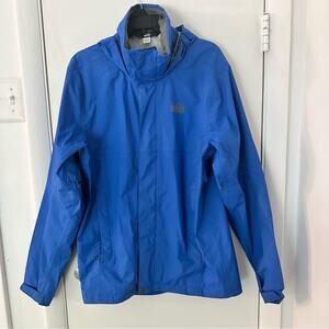 REI Co-op Peak 2.5L Waterproof Rain Jacket Blue Men’s Small